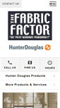 Mobile Screenshot of fabricfactor.com